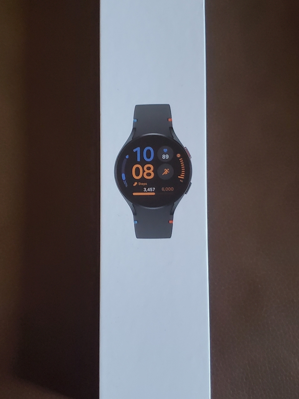Samsung Black and Orange Accent Smartwatch